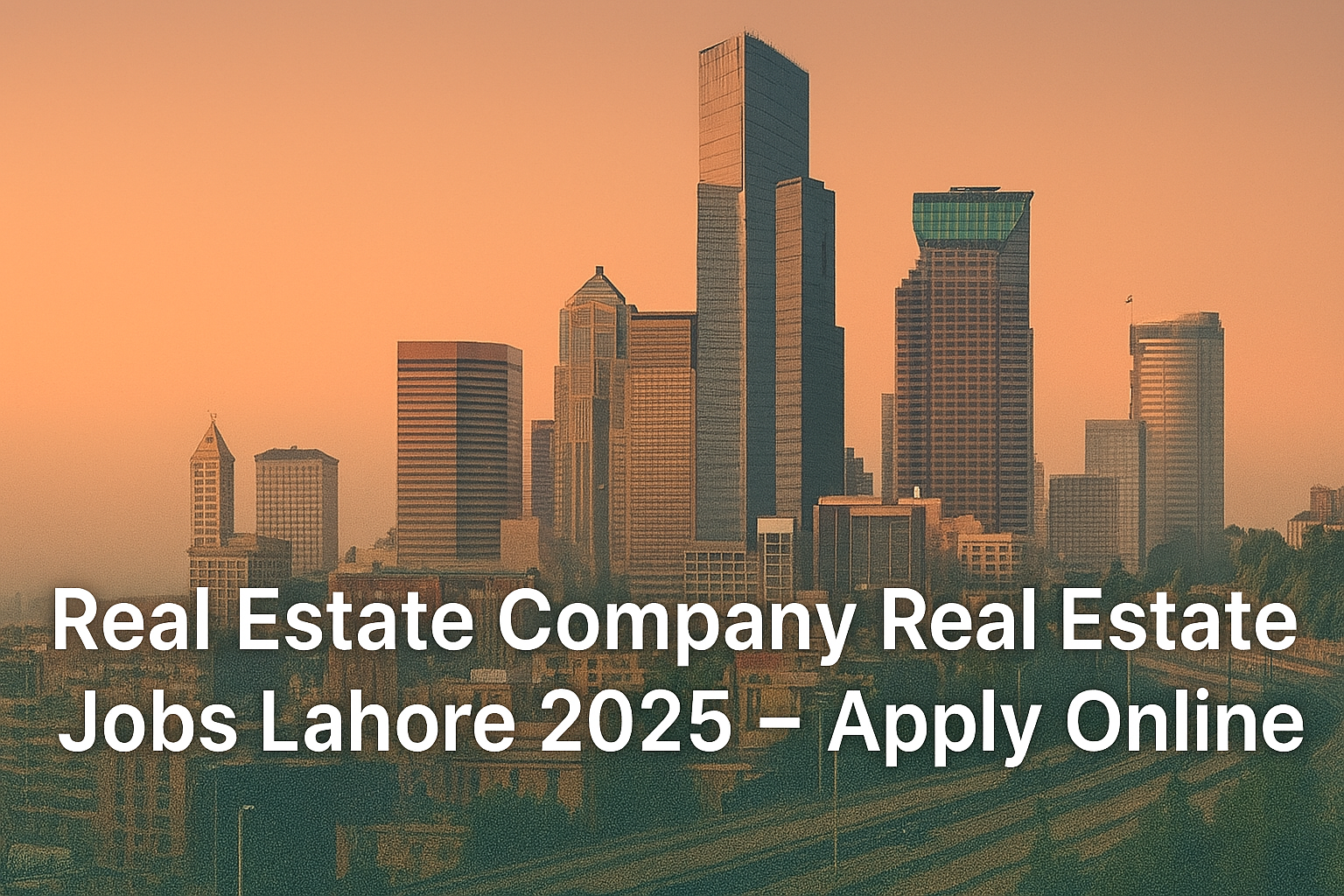 Real Estate Company Jobs 2025 in Lahore for Real Estate and Commission Agents